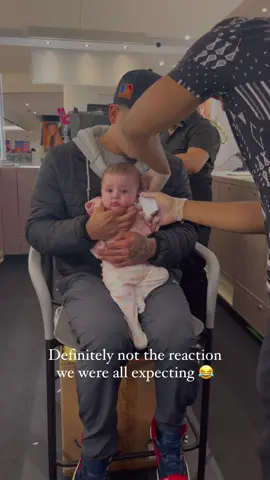 She's a tough cookie for sure 🥲 #family #funny #baby #earspierced #fyp #creatorsearchinsights 
