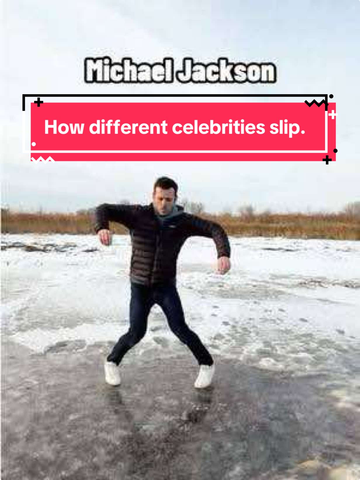 How different celebrities slip.