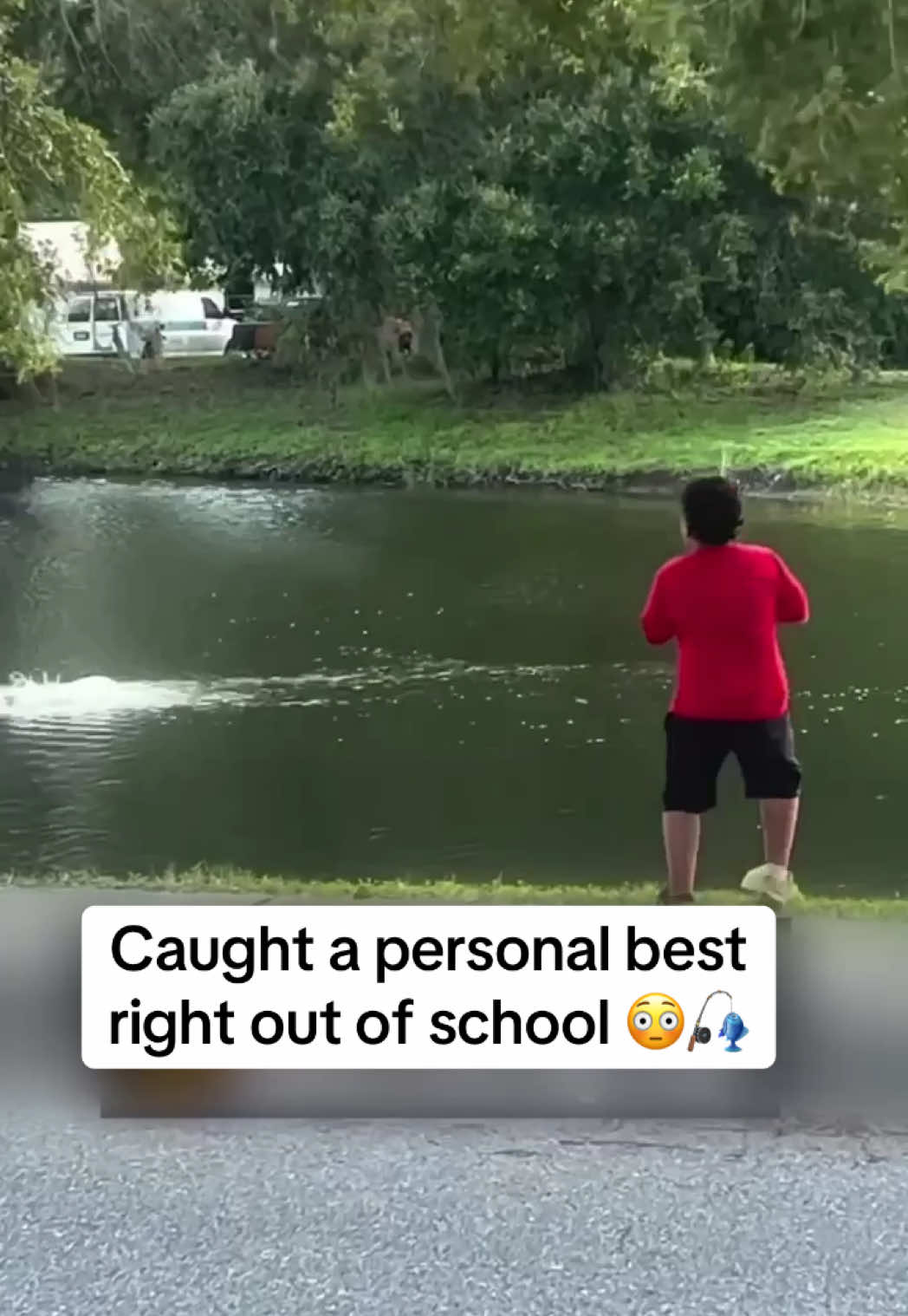 What a moment for this kid 🥹 (via @941Hooked_Kj) #fishing #bassfishing 