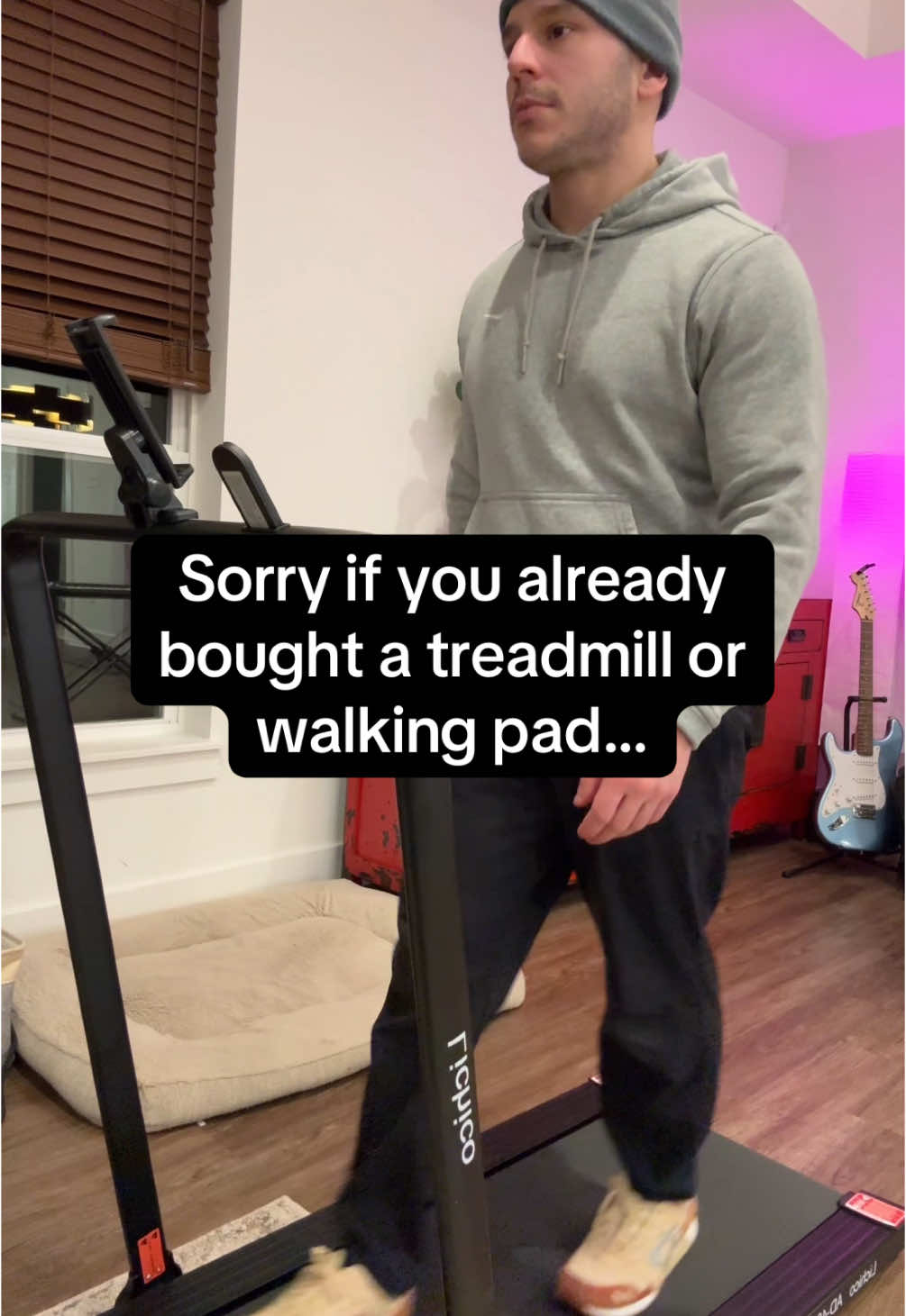 there’s a reason it’s the top rated product on this app #treadmill #walkingpad #homeworkout #exerciseathome #dailysteps 
