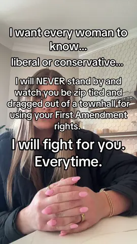 I stand with Dr. Teresa Borrenpohl. #townhall #drteresaborrenpohl #idaho #unitedstates #firstamendment 
