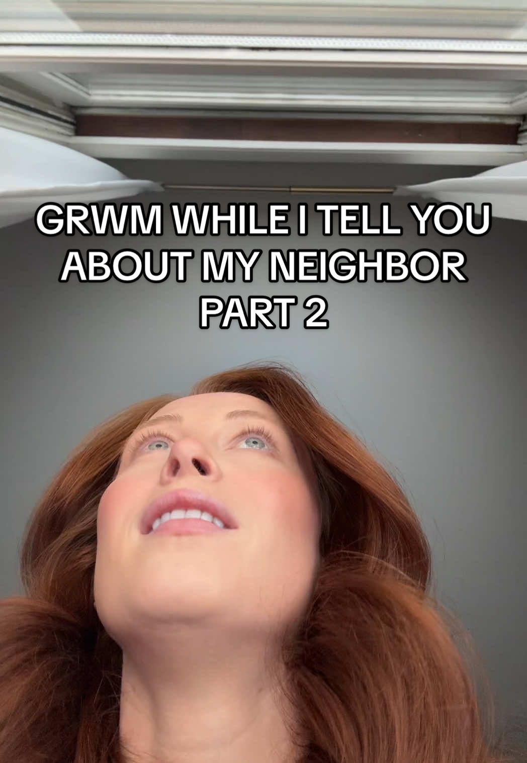 GRWM pt. 2 while I tell you about my fun neighbor experiences 👍🏻 pls drop kind suggestions below because all I want to do is exist on my patio in peace again😭✨ #grwm #neighbors 