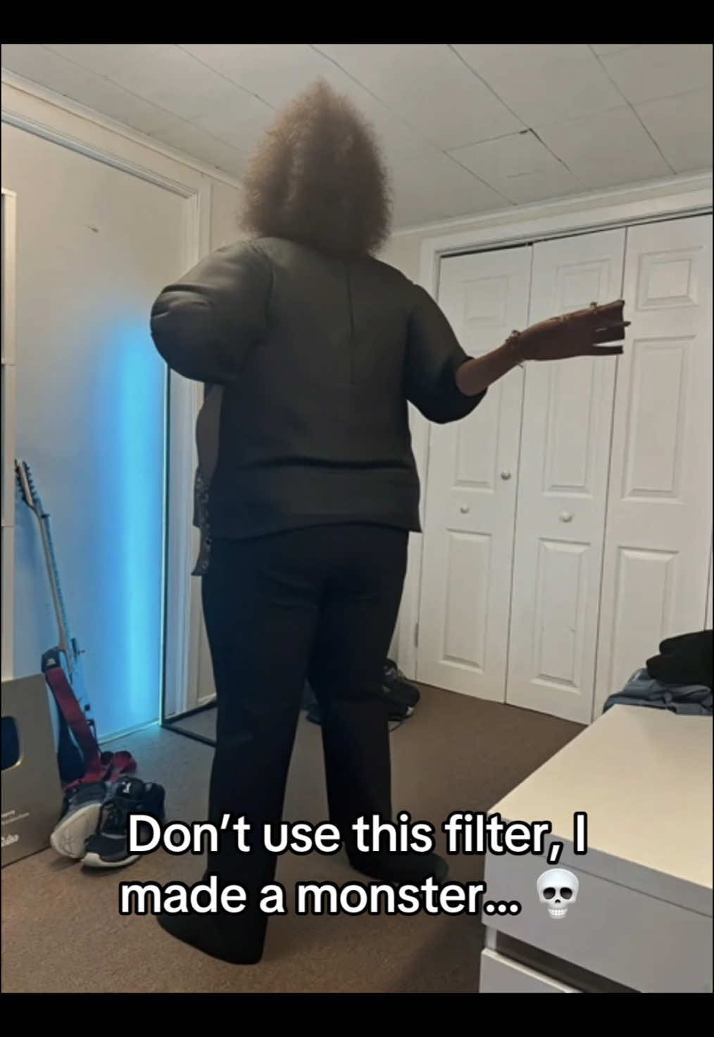 New nightmare fuel unlocked 🫣😭#aifilter #fyp #fypシ #microwave #trending 