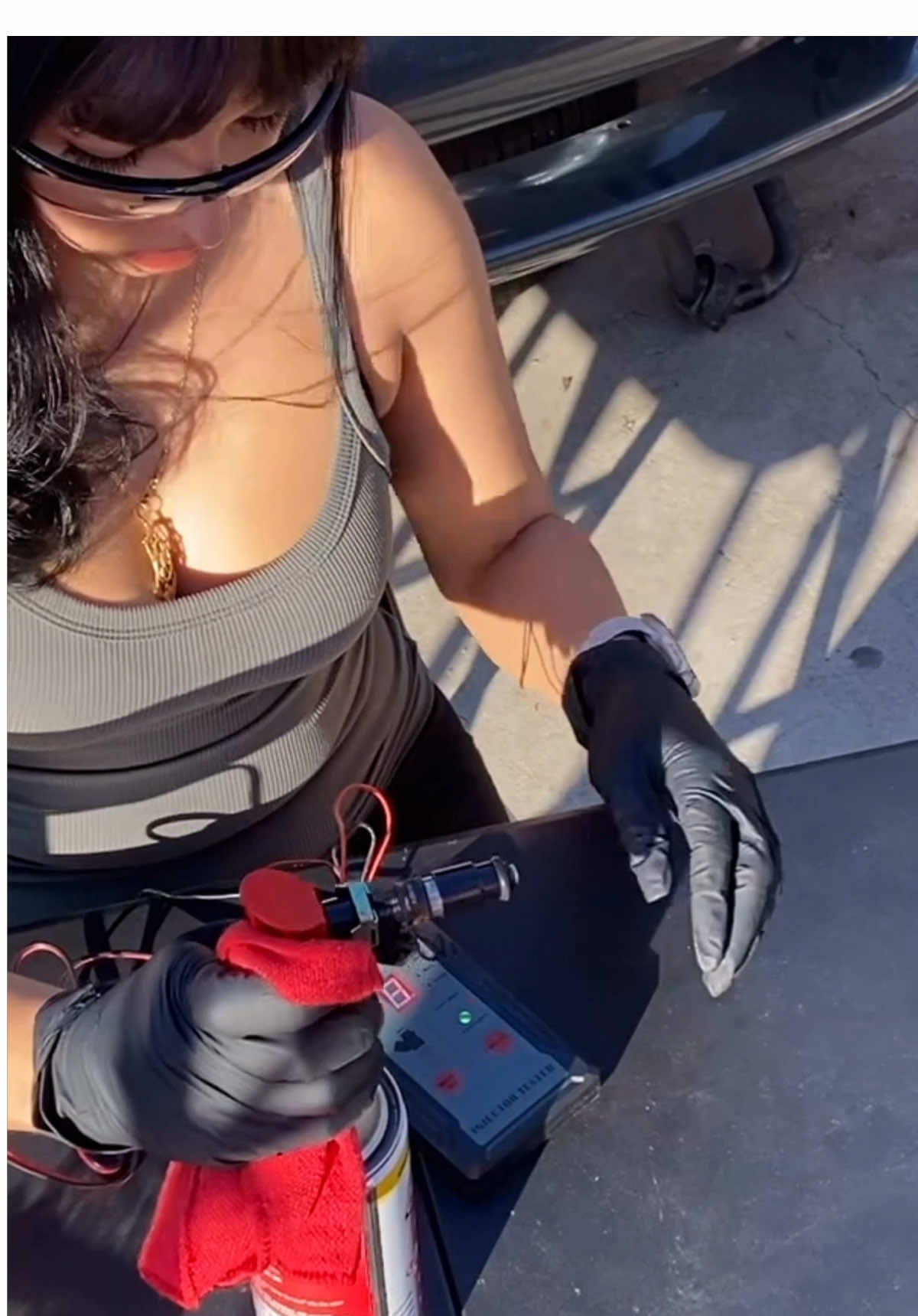 Con el probador de Temu, verifique Que Los inyectores estan en buena condicion🤪💯 #temu #partner #fyp #parati #probadorr #spanish #cleaner #jza80 #mkiv #fuelinjector    