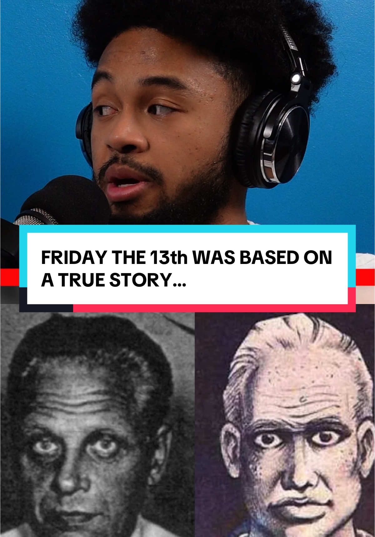 Friday The 13th Was Based on a True Story 😳🔪 #podcast #fypシ #noregulars #fridaythe13 #horrortiktok #murdermystery #truecrime 