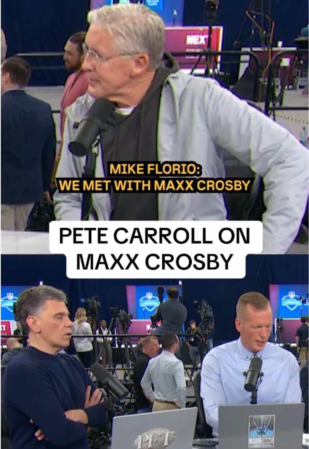 We’re ready for the Pete Carroll and Maxx Crosby duo in Vegas. 😤 #losvegasraiders #raiders #maxxcrosby #nfl #raidernation #petecarroll #football #vegas 