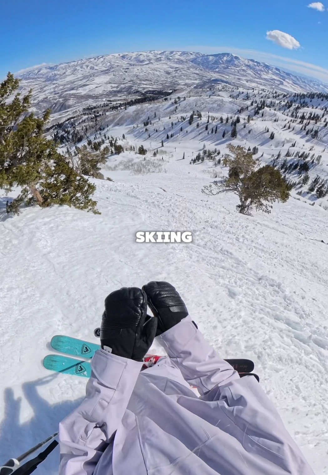 Let’s talk about some tips for  leg burn 🔥 the first two might seem obvious but the third is actually more of a quick fix that really helps instantly  #skiing #skitips #ski