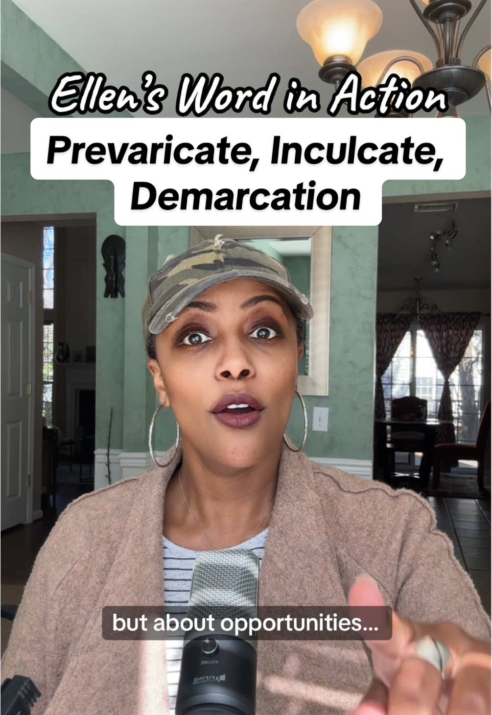 Ellen’s Word in Action: In this story, previously shared words—prevaricate, inculcate, and demarcation—unfold in a scenario all too familiar. This is more than just a story—it’s a word recap with a storytelling twist. @Ellen Tha Great  @Ellen Tha Great  @Ellen Tha Great  #wordoftheday #prevaricate #demarcation #inculcate #threewords #layoffs #wordswordswords #vocabulary #vocab #learninglanguages #wordlovers #learningenglish #wordsmatter #storytelling #storytime #wordplay #fiction #wordtok #knowledgeispower #powerfulwords #edutainment #worldtok #hillmantok #tiktokuniversity #classtime #classinsession #themoreyouknow #ellenthagreat #ellenswordinaction #wordswithellenthagreat #wordplaywithellenthagreat 