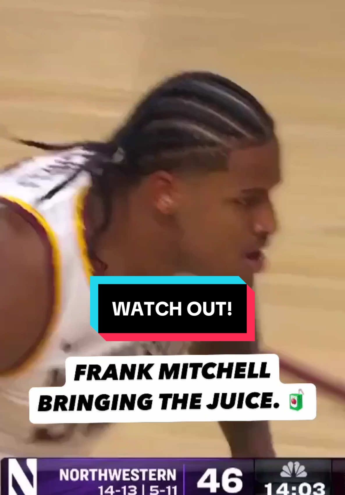 Zero hesitation out of Frank Mitchell on the put back slam. #cbb #minnesota #dunk #strong #juice 