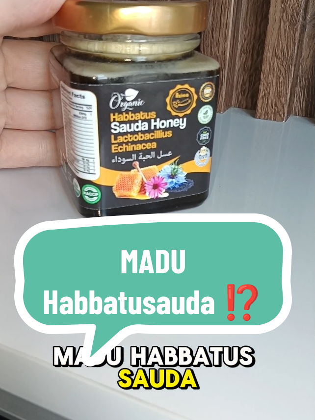 #CapCut Siapa ada masalah batuk, selsema, demam, Dan lain boleh amalkan MADU Habbatusauda  #madu #maduhabbatussauda #makanansunnah #madumurah 