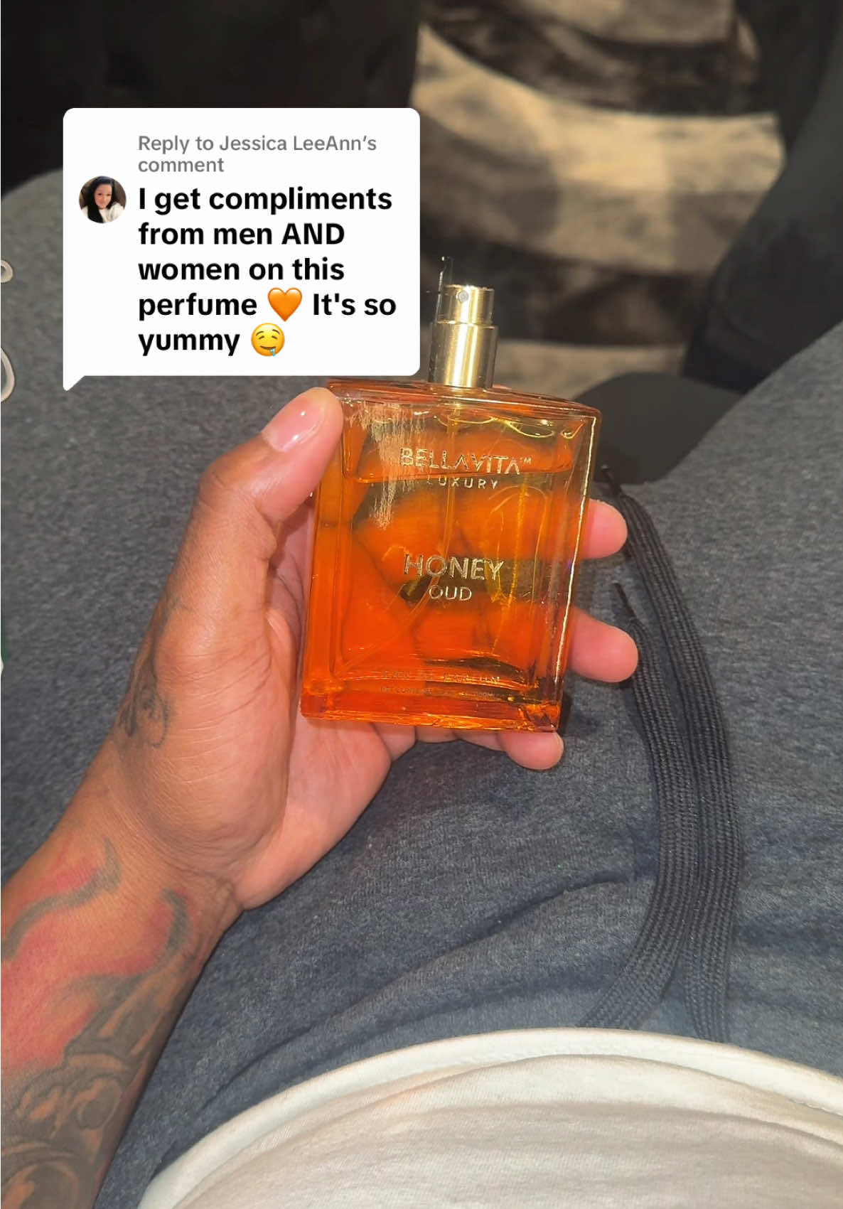 Replying to @Jessica LeeAnn this perfume be having me eat my girl from the back 5-6x’s a day! #perfumes #bellavita #perfumecollection #perfumetok #dealsforyoudays #fragrancetiktok #fragrance #fragrances #fragrance #honey #sensational #fyp 