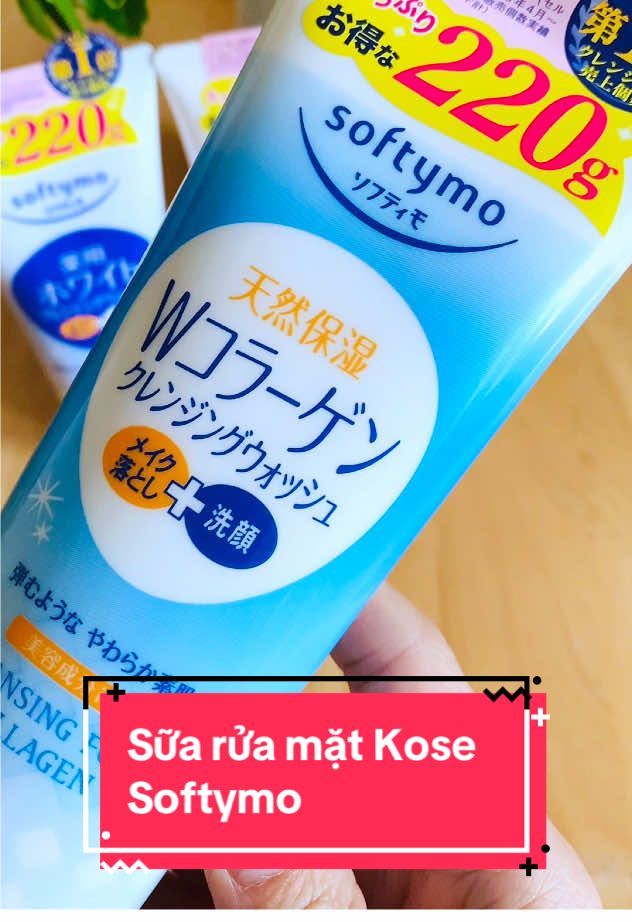 💦 Sữa rửa mặt Kose Softymo #hangnhatchuan #suaruamat #suaruamattrangda #collagen #skincare #skincareroutine #skincaretips #nhatban #nhatban🇯🇵 #myphamnhat #chamsocda #goclamdep #halinhreview 