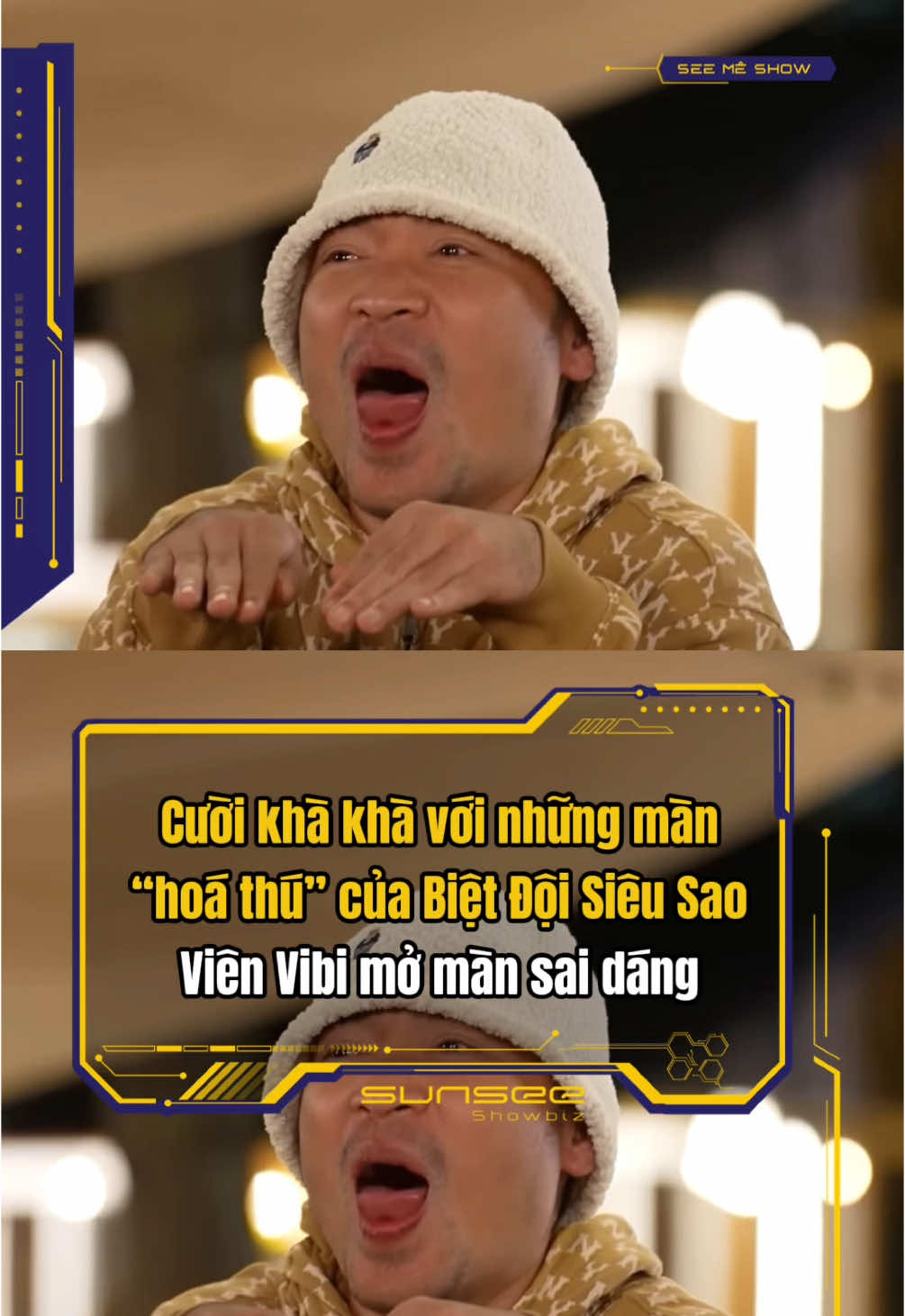 Chú Tiến Luật làm giống dữ🤣 #sunseeshowbiz #tvshowhay #TikTokGiaiTri #tiktoknews #bietdoisieusao #tienluat #e2e #on25 #bietdoisieusaodoubleu