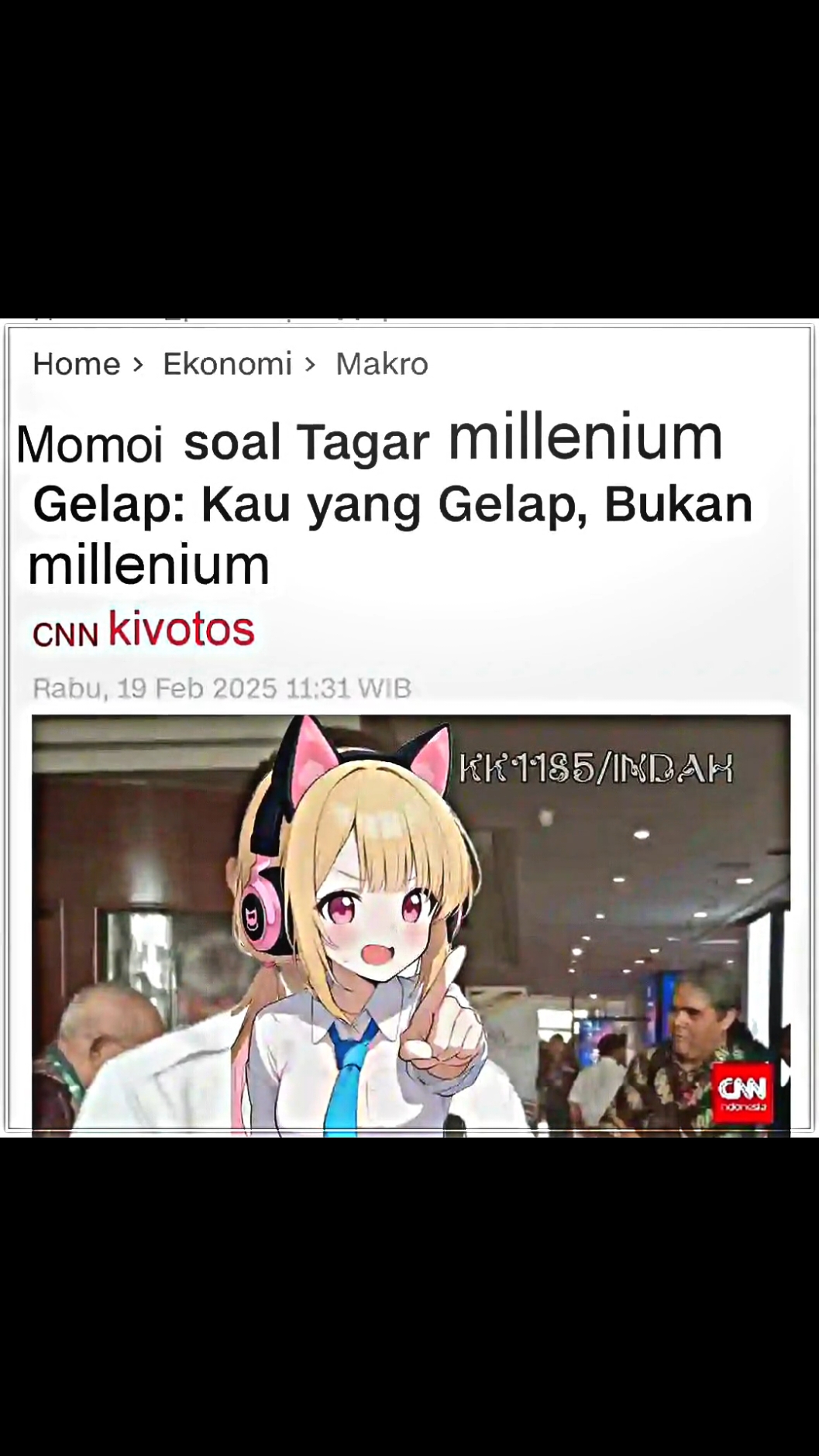 Momoi:Kau yang gelap, bukan millenium😹 arisu:hytamkan!!!🤘😹🤘 #arsipbiru #bluearchive #bluearchiveglobal #bluearchivememe #bluearchiveedit 