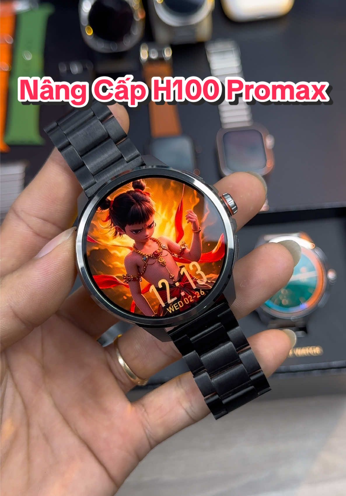 Con này đẹp thật sự Dá hơn 1tr #hieudongho #thanhly #donghothongminh #dongholapsim #h18promax #h100promax 