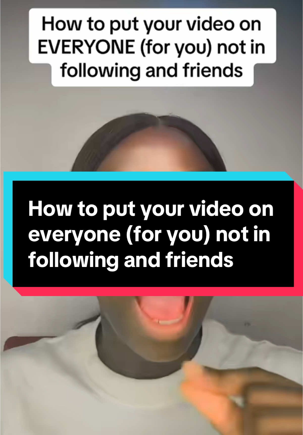 How to upload your videos on for you #tiktoktips #creatortips #newontiktok #newtiktokers #light4198 