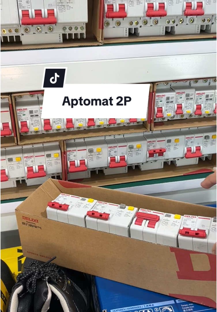 Aptomat dùng cho gia đình  #aptomat #aptomatchonggiat #rcbo #delixi 