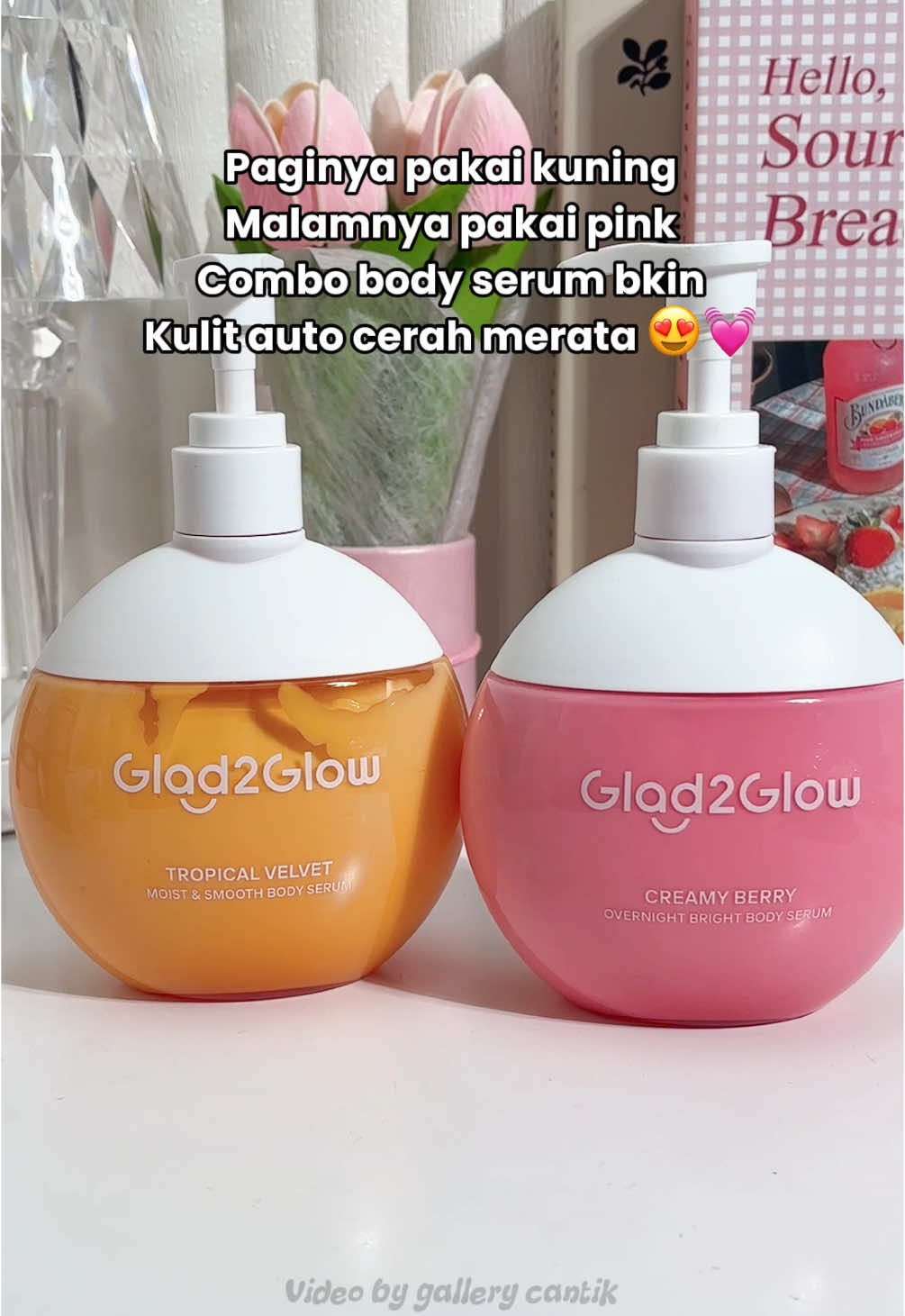 Pakai rutin pagi dan malam biar hasilnya baguss 🤩💓 #terlanjurputihsebelumlebaran #lotionmontok60k #lotionpulen60rb #bodyserumg2g 