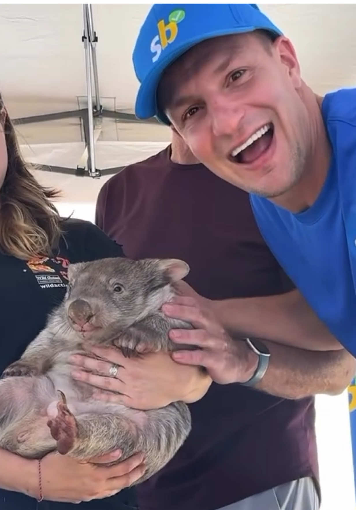 @gronk meeting our amazing animal family… what an awesome day! #wildactionzoo#australiananimals 