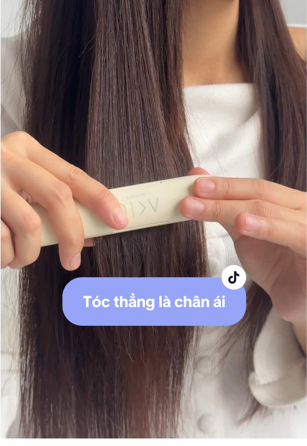 Team mê tóc thẳng ạ! #khanhanchosen #giatot #straighthair #akio #maylatoc 