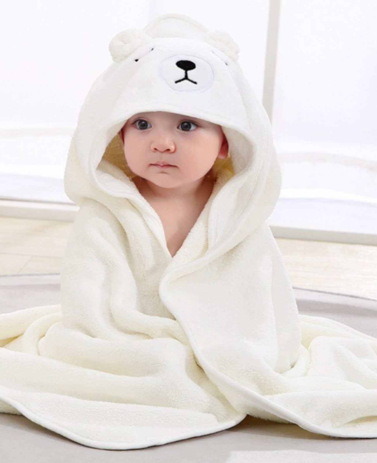 Toalha De Banho Bebê Capuz Roupão Infantil Recém Nascido Criança Bichinho Absorvente  #baby #shopee #infantil #capuz 
