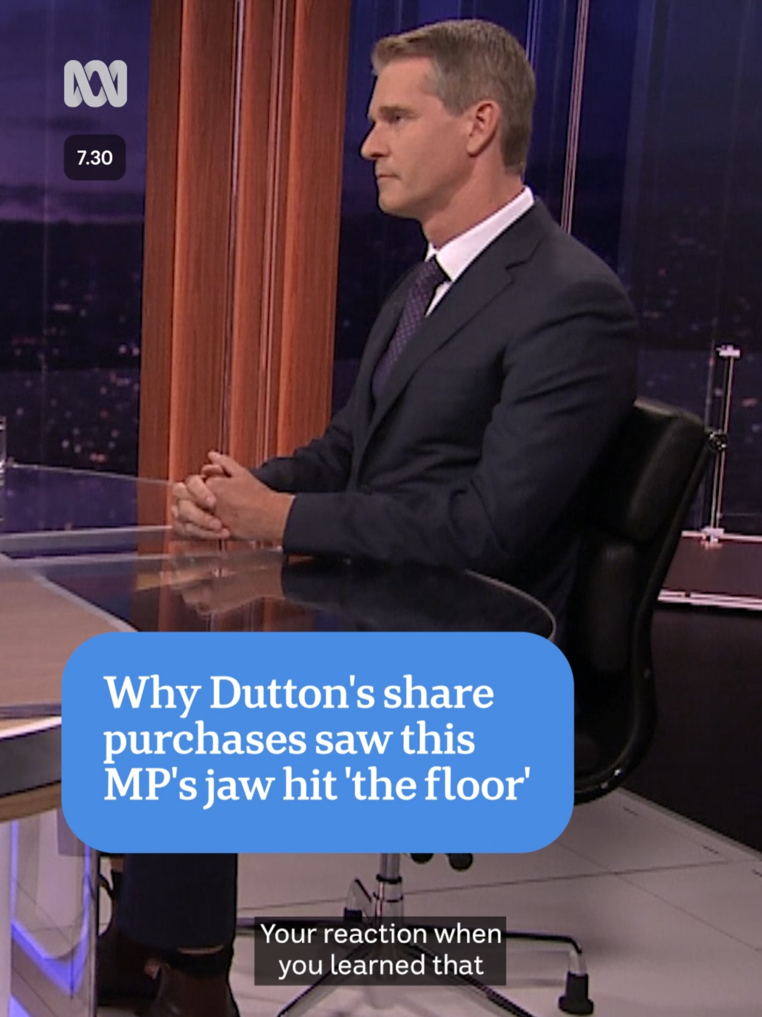 Labor MP Andrew Charlton says his “jaw fell to the floor” when he learned Opposition Leader Peter Dutton purchased bank shares just days before the Rudd government announced a multi-billion-dollar bailout of the banks during the global financial crisis. At the time Mr Charlton was an advisor to then-prime minister Kevin Rudd. Mr Dutton has defended the share purchase, saying, “I’ve only ever acted with integrity”. #ABC730 #ABCNews #PeterDutton