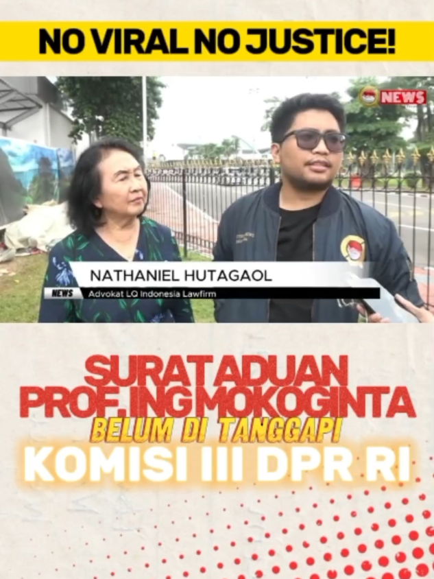 Selengkapnya Kisah Pilu Prof. ING MOKOGINTA akan upaya mencari keadilan ada di YouTube kami #noviralnojustice #hukum #anghotadrp #dprri #dewanperwakilanrakyat #lqindonesialawfirm 