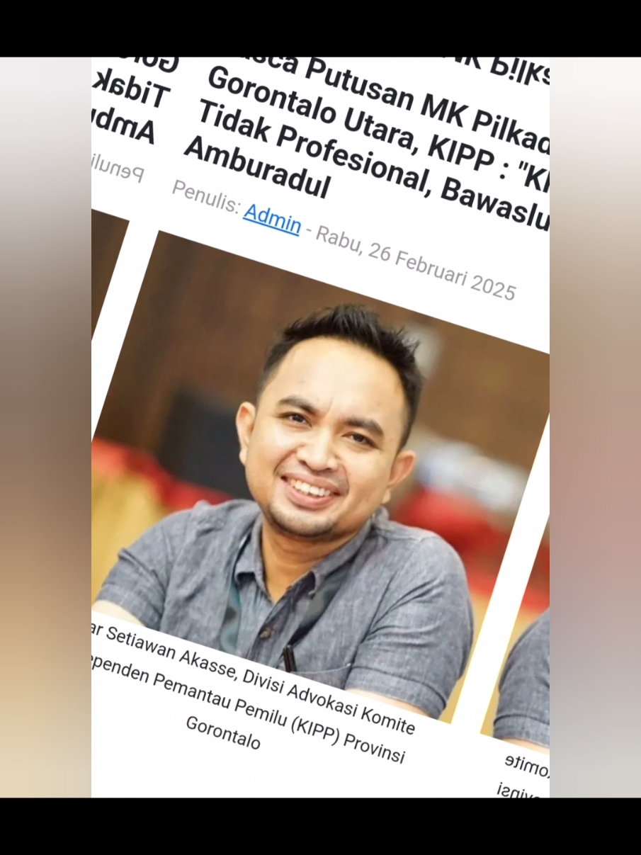 Pasca Putusan MK Pilkada Gorontalo Utara, KIPP : 