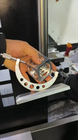 A Functional Sculpture for Precision Enthusiasts. Machinist's Micrometer Kinetic Art. Micrometer ornament DIY production. Dimensions: length 150mm, width 48mm, height 160mm. Weight: 500g. This meticulously crafted micrometer ornament is not only a unique decoration but also a testament to your hands-on ability. Through your own efforts, assembling each part to create this distinctive ornament and placing it on your desk or at home will add a unique artistic touch.   Product Introduction: Our Four-Square Micrometer Craft Ornament is a perfect blend of artistic beauty and craftsmanship charm. It comes in two exquisite colors: the original color that shows the metal's natural texture and the noble and elegant gold color, catering to your different aesthetic needs and decoration styles. The material used is national standard aluminum 6061, which has excellent strength and corrosion resistance, ensuring the quality and durability of the ornament. In terms of design, it incorporates the golden ratio dividing line, with every line and structure being perfectly proportioned, presenting a unique artistic ratio. It looks like a meticulously carved artwork and can instantly enhance the style and taste of the space whether placed on the desk in the office or in the display cabinet at home. The processing method adopts advanced CNC machine tool carving, through CNC split processing and pure mechanical carving process, accurately creating every detail, making each part of the ornament as exquisite as precision instruments. With specific dimensions of length 150mm, width 48mm, and height 160mm, and a weight of about 500g, its moderate size and weight make it neither occupy too much space nor be unstable. It is not only a unique decoration but also a witness to your hands-on ability. You can assemble each part through your own efforts to create this unique ornament and enjoy the fun and sense of achievement of DIY. Whether as a personal collection or a gift for relatives and friends, this Four-Square Micrometer Craft Ornament will be an amazing choice, adding a unique artistic atmosphere and delicacy to your life. #svanfon #Micrometer #Ornament #CNCMachining #MechanicalEngraving 