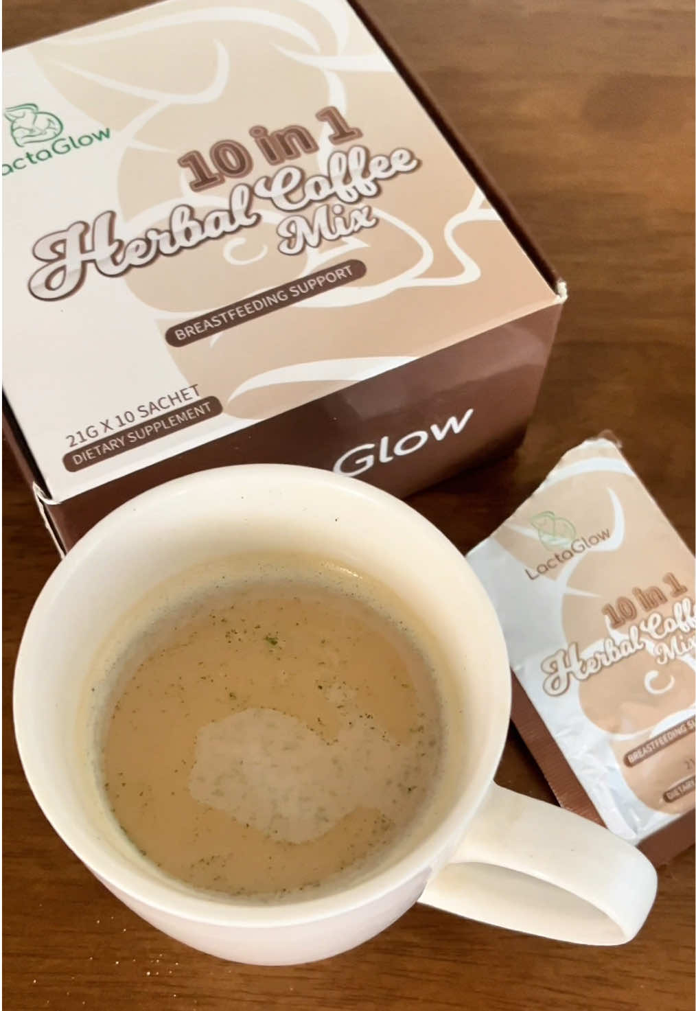 Hi Breastfeeding Momma! If you’re looking for a breastfeeding support coffee drink. Try this 10 in 1 Herbal Coffee Mix from @LactaGlow #breastfeedingmom #lactation #drink #coffee 