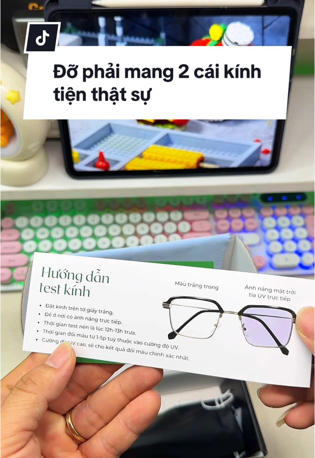 Unbox MÃ F1 - Kính đổi màu ngày đêm chống bụi đi đường kính bảo hộ chống tia UV bảo vệ mắt đa năng kính đi đêm thế hệ mới - Đỡ phải mang 2 cái kính tiện thật sự #Tieumanunbox #tieuman #unbox #asmrunboxing #asmr #unboxing #review #riviu #xuhuong #viral #fyp #trending  #kinhchongbui #kinhmat #kinhdoimau #tiktokshoptet #samtetbaovui