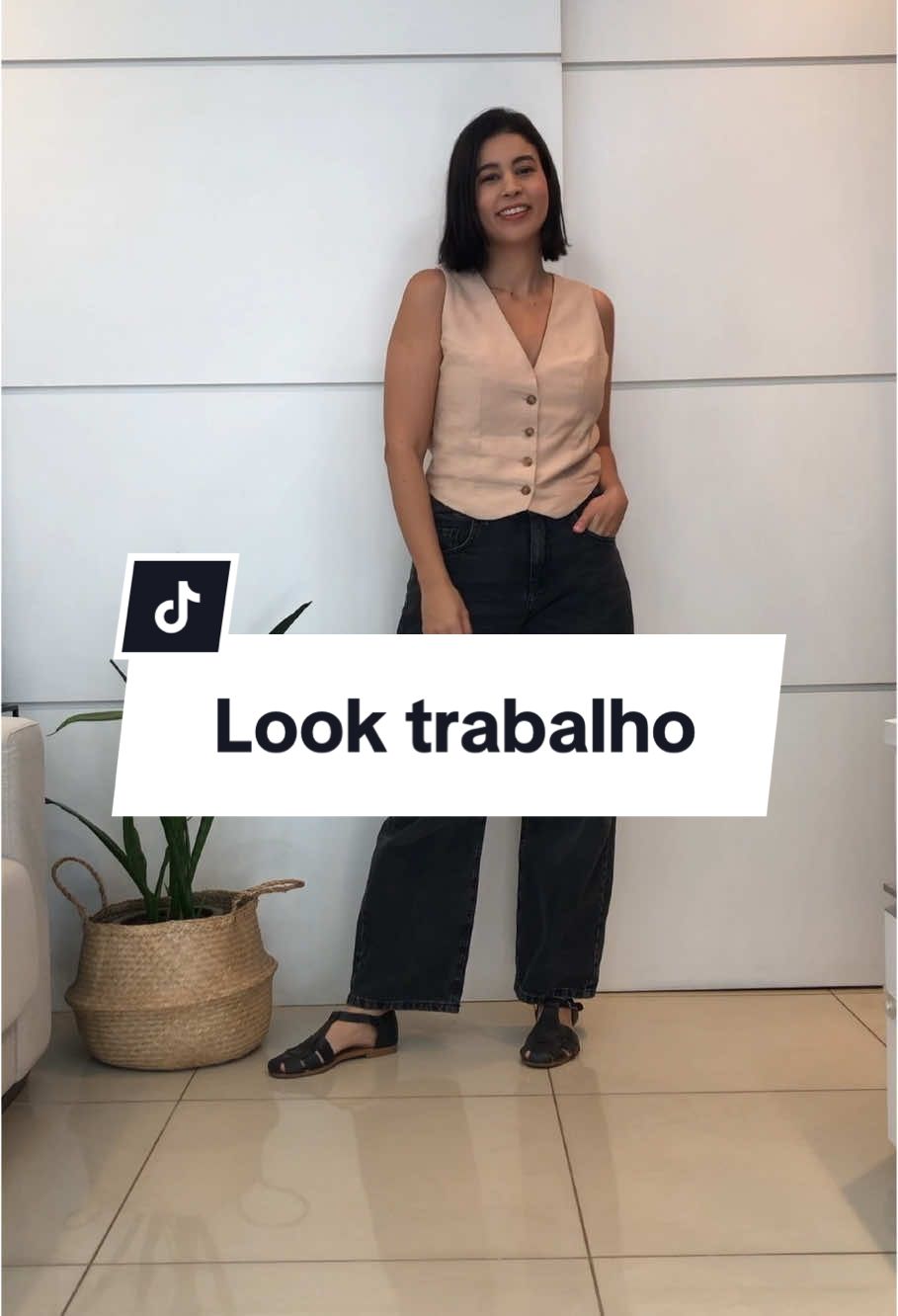 Look escritório 😎 #lookconfortavel #lookdemae #calcajeans #lookcomcolete 