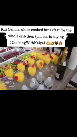 #ConSantanderConecto  Kai Cenat sister made a meal.for everybody in Tylil house #kaiyacenat #kaicenat #tylilshow 