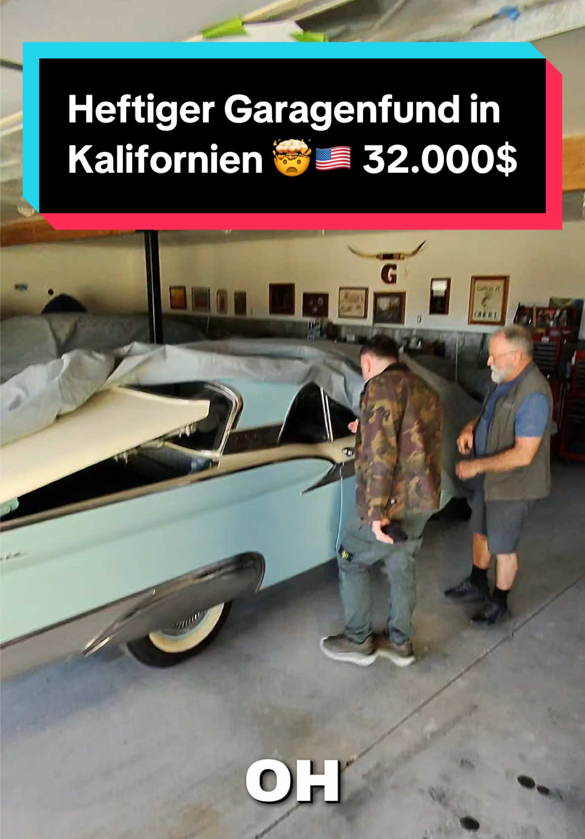 32.000 $ wollte er für diesen 1959er Ford Fairlane Skyliner Galaxie 500 haben! 🇺🇸 Hättest du den Wagen gekauft?! 😍 #ford #oldtimer #classiccar #autoliebe #fyp 