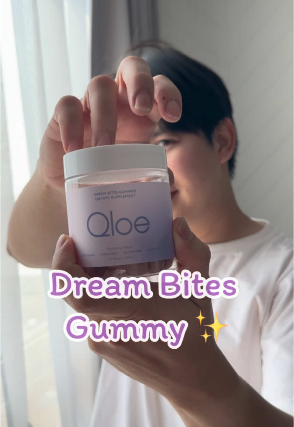 Dream Bites Gummy กัมมี่ช่วยเรื่องการนอนหลับ 😴  แค่เคี้ยวกัมมี่ก่อนนอน 30 นาที นอนเต็มอิ่ม หลับสบายมาก #รีวิวqloe #qloedreambitegummy #qloegummy #กัมมี่นอนหลับ @Qloe  #ดีบอกต่อ