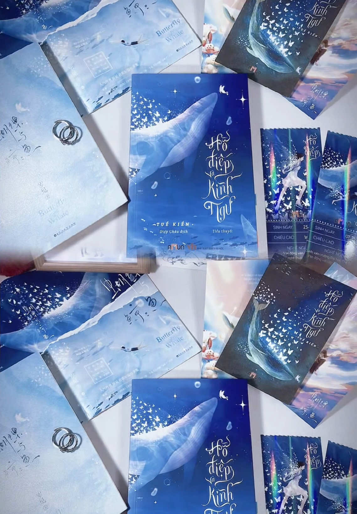 蝴蝶逝于夏日,鲸鱼溺死海里。 Bươm bướm chết đi giữa ngày hạ Cá voi đắm mình dưới biển sâu… #phzuyn #hodiepvakinhngu #tieuthuyet #xh 