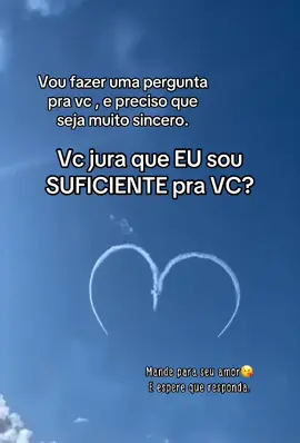 Será se somos o suficientes? #amor #namorados #casal #perguntaserespostas 