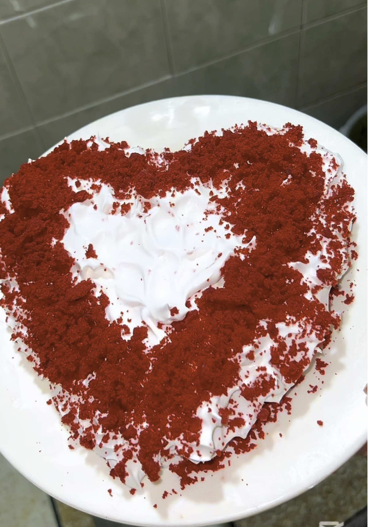 I tried red velvet cake ♥️🍰🎂🧁😍🥰