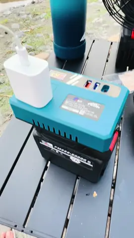 21V Portable Mini Intelligent Inverter Power Converter Power Station Generator 8 inch Lithium Battery Mini Electric Fan Portable Fan Cordless Rechargeable Fan Long Lasting Battery Fan Mini Fan Battery Makita Pin Camping Outdoor Metal Mobile Usb Blades Noise small fan
