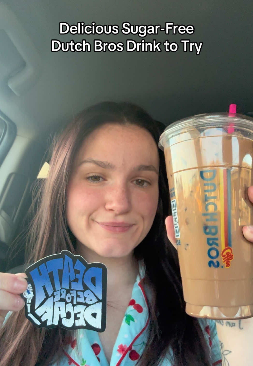 Here’s another sugar free Dutch bros recommendation!! Today I got a sugar free cocomo (sf coconut & sf dark chocolate) with protein milk!! So good! Also, it’s sticker day!!!! Would you wanna see my Dutch bro sticker collection? @Dutch Bros Coffee #creatorsearchinsights  #dutchbros, #sugarfree, #coffeereview, #lowcal, #coffeedrinks #dutchbroscoffee #sugarfree #dutchbrossugarfree #