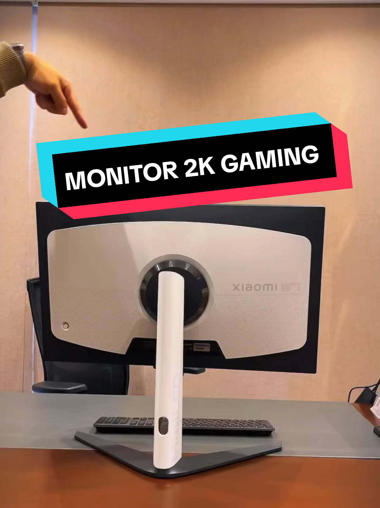 Monitor gaming 2k listo para vivir una experiencia cinematográfica desde tu sillón y con tus juegos preferidos?? #xiaomi #gaming #contenido #juegos #bluecherry 