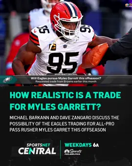 How realistic is an Eagles trade for All-Pro pass rusher Myles Garrett this offseason? 🤔 Dave Zangaro breaks it down on SportsNet Central.