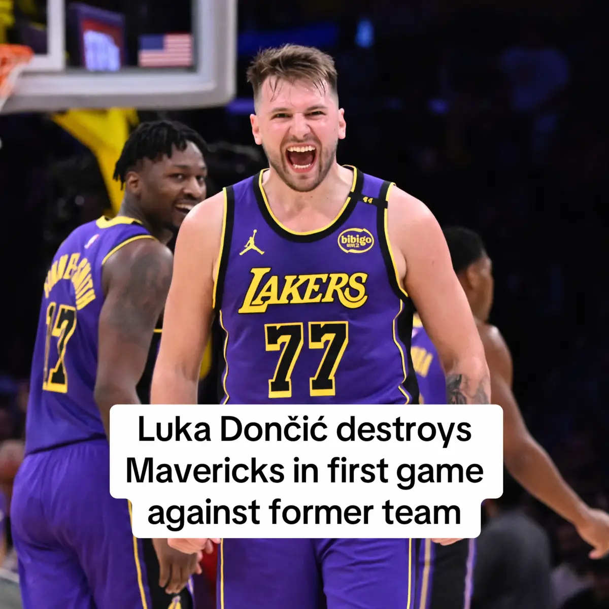 Luka Dončić crossed paths with his old team for the first time since they traded him to Los Angeles Lakers on February 2.  And let’s just say Dončić decided to show the Mavericks what they’re missing.  Dončić recorded his first triple double with the Lakers, scoring 19 points, 12 assists and 15 rebounds.  📷: Getty Images #lukadoncic #lakers #dallasmavericks #losangeleslakers #ballislife🏀 #NBA 