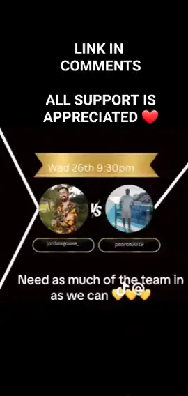 big battle tonight for @🏆🐐🍪JKEY🍪🐐🏆  all support with massively appreciated 🤲  please register and come show your support 💪💪https://vm.tiktok.com/ZNdJfCYS8/ #fyp #foru #foryou  #tiktokbattle #games #battle #war #support #showyoursupport 