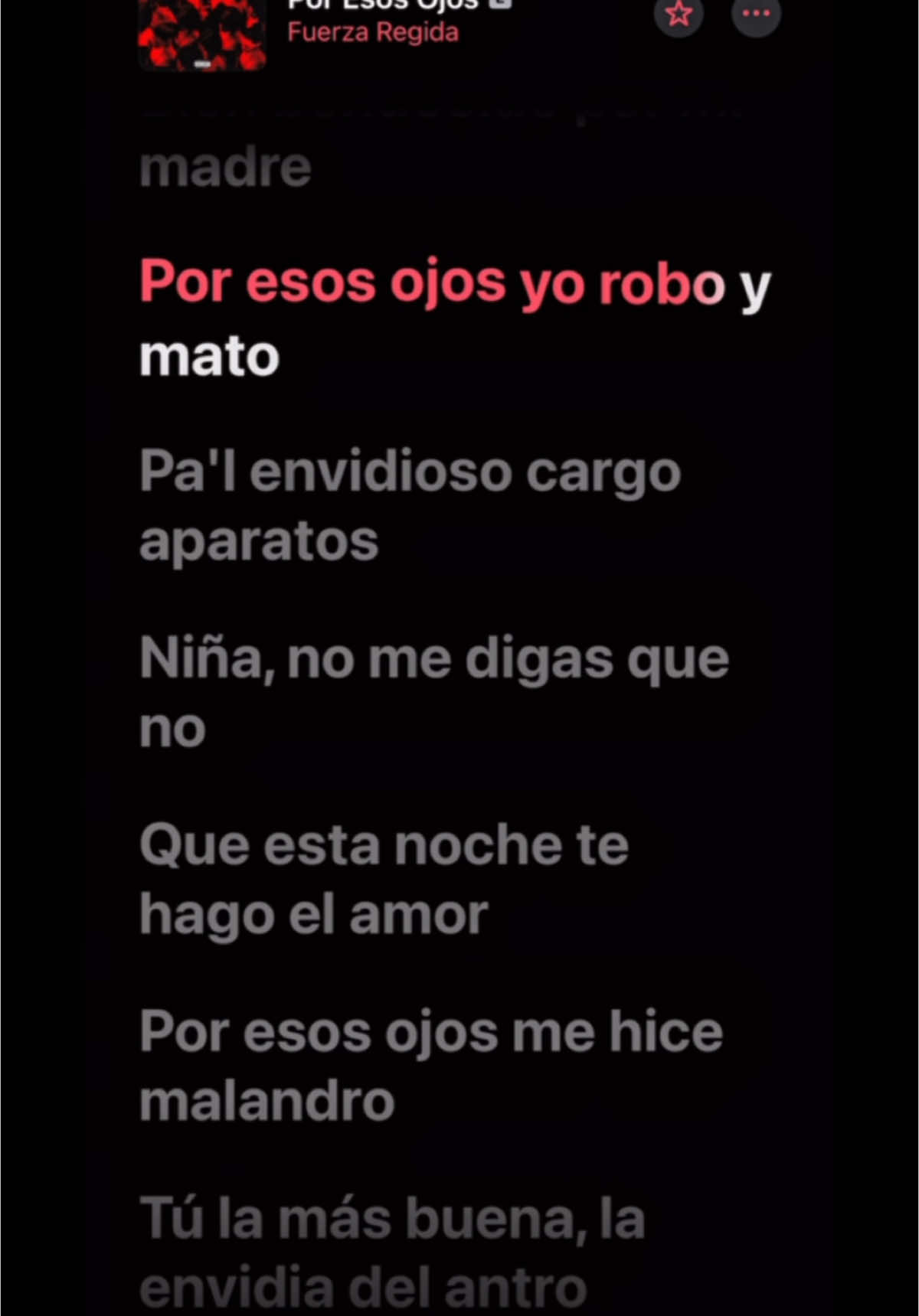 Por esos ojos - Fuerza Regida #poresosojos #fuerzaregida #letra #lyrics #song #musica 