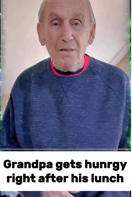 Grandpa can eat like a young man 😄 #family #fyp #caregiver #grandpa #dementia #father #grandfather #dad #alzheimer 
