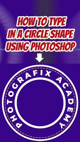 How to type in a circle path in Adobe photoshop for beginners  #photoshop #photoshoptips #learnwithtiktok #typography #fyppppppppppppppppppppppp #fypツ 