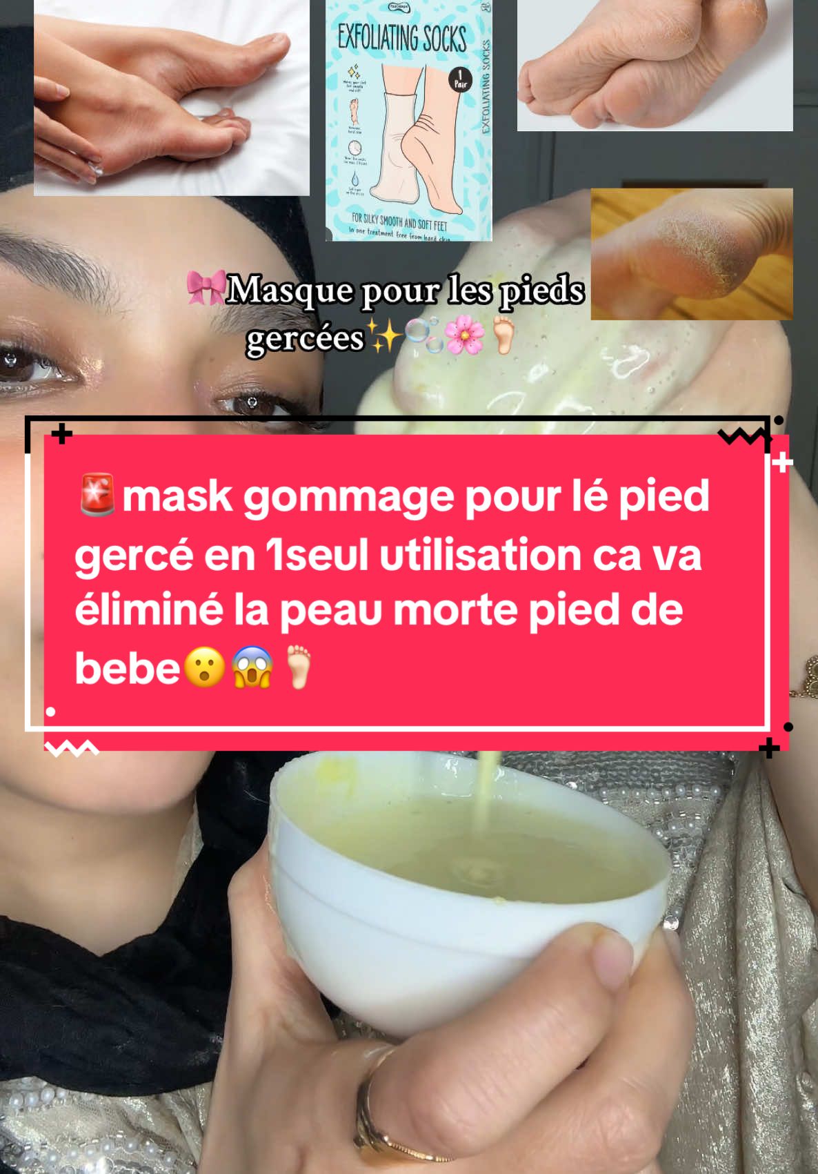 🚨mask gommage pour lé pied gercé en 1seul utilisation ca va éliminé la peau morte pied de bebe😮😱🦶🏻 . . . #masqueaction #peidsdoux #masquenaturel #piedabimé #peaumorte #peeling #peelingskin @Rahma laribi @Douha laribii  @Garder le sourire🇹🇳🇫🇷🕊️  @Garder le sourire🇹🇳🇫🇷🕊️  @Garder le sourire🇹🇳🇫🇷🕊️ 