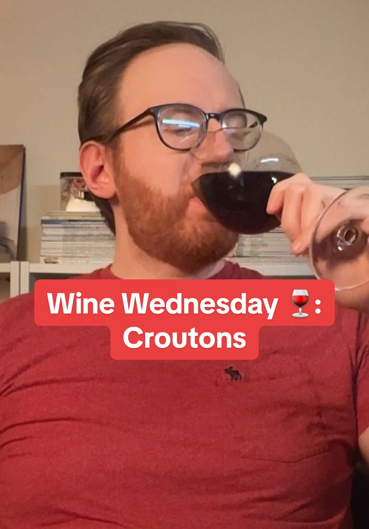 bringing back some classic wine ranting because it feels right. first up: croutons #funny #comedy #rant #ranting #comedian #wine