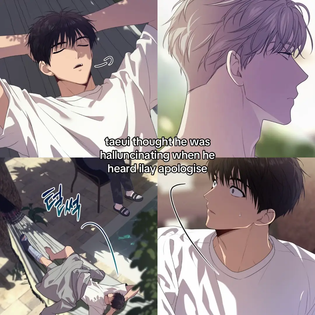 Taeui didn’t respond to ilay’s apology cause he thought he was hallucinating 🙂‍↔️ but thanks to that, we got to see pouty ilay ✨ #passion #passionmanhwa #jeongtaeui #ilayriegrow #bl #blmanhwa #blmanhwarecommendation #weetbl 